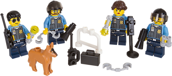 Save The Day In Lego&reg - Lego City Police Accessory Set (600x450)