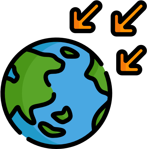 Global Warming Free Icon - Capa De Ozono Icono (512x512)