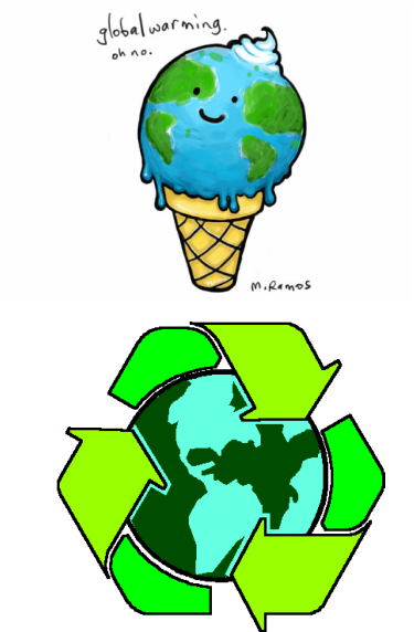 There Are Many Ways You Can Help With Stopping Global - Global Warming Ice Cream (375x572)