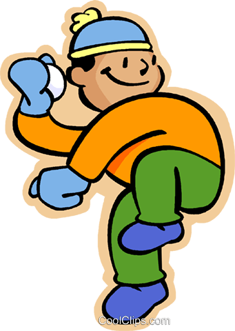 Pretty Global Warming Background Little Boy With A - Snow Ball Fight Clip Art (497x700)