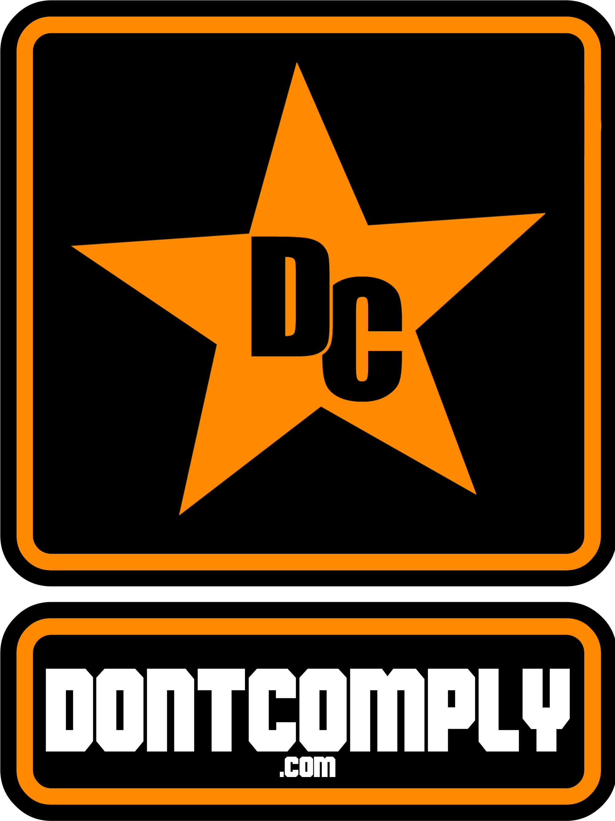 Com Dc Army Sticker - Sign (2675x2675)