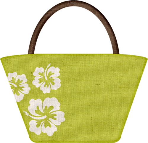 Album - Beach Bag Clipart Free (500x486)