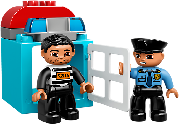 Image Of Lego Town Police Patrol - Lego 10809 Duplo Police Patrol (800x600)