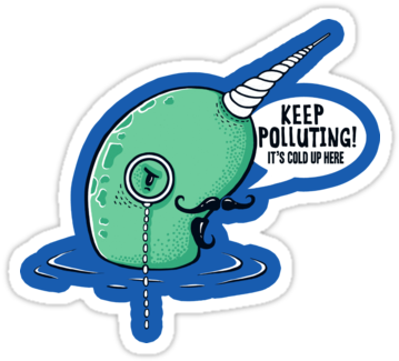 Evil Narwhal Favors Global Warming By Bootsboots - Society6 Evil Narwhal Favors Global Warming Rug - 2' (375x360)