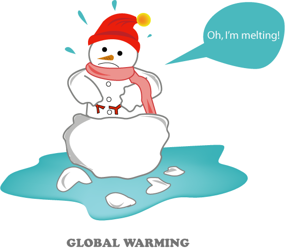 Snowman Global Warming Png - Portable Network Graphics (573x503)