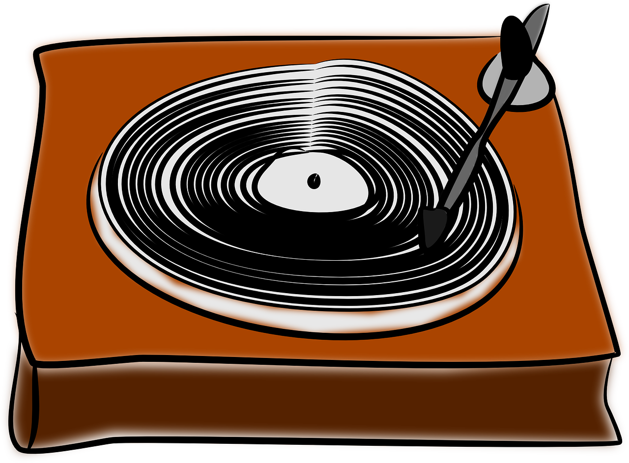 Record Player Disc Multimedia Png Image - Vinyl Record Clip Art (1280x943)