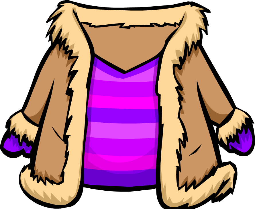 Purple Suede Jacket - Club Penguin (890x729)