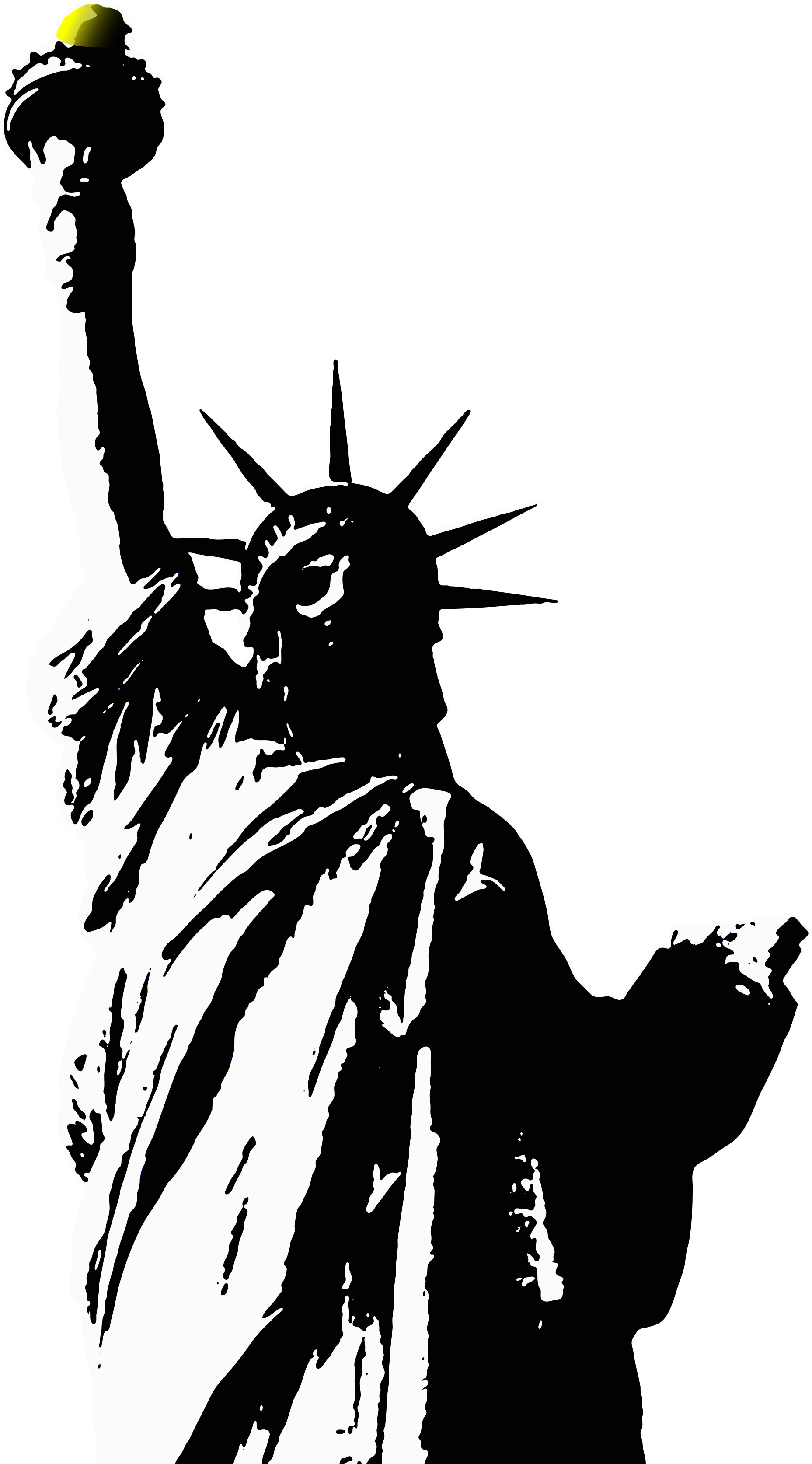Open - Restored Statue Of Liberty (2000x3401)