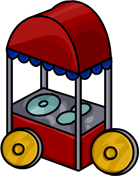 Club Penguin Id Fetcher You - Snack Stand Icon Transparent (479x606)