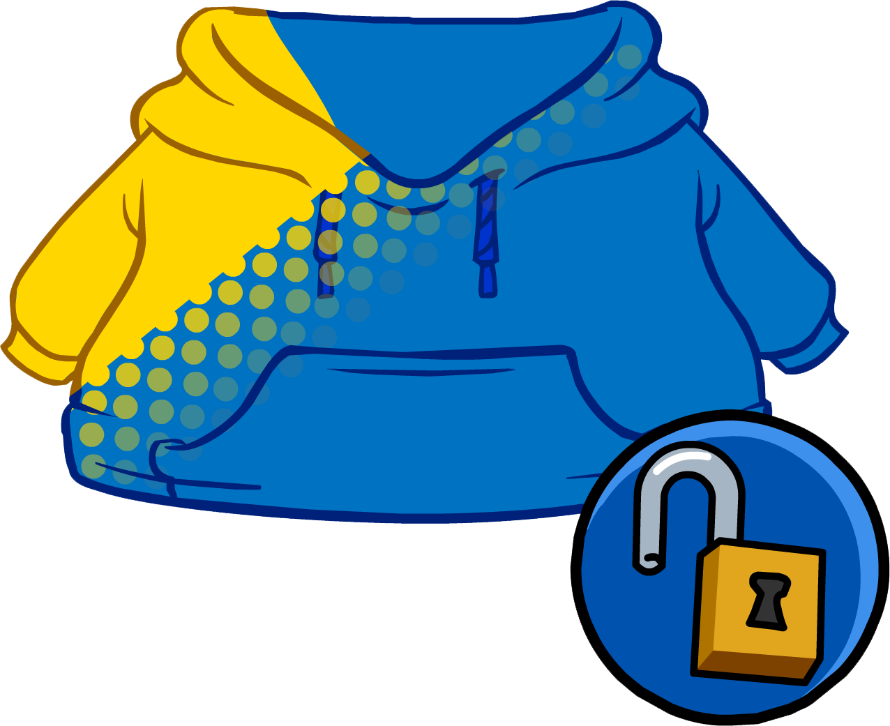 Blue Blend Hoodie Clothing Icon Id - Club Penguin Hoodie Code (1276x1041)
