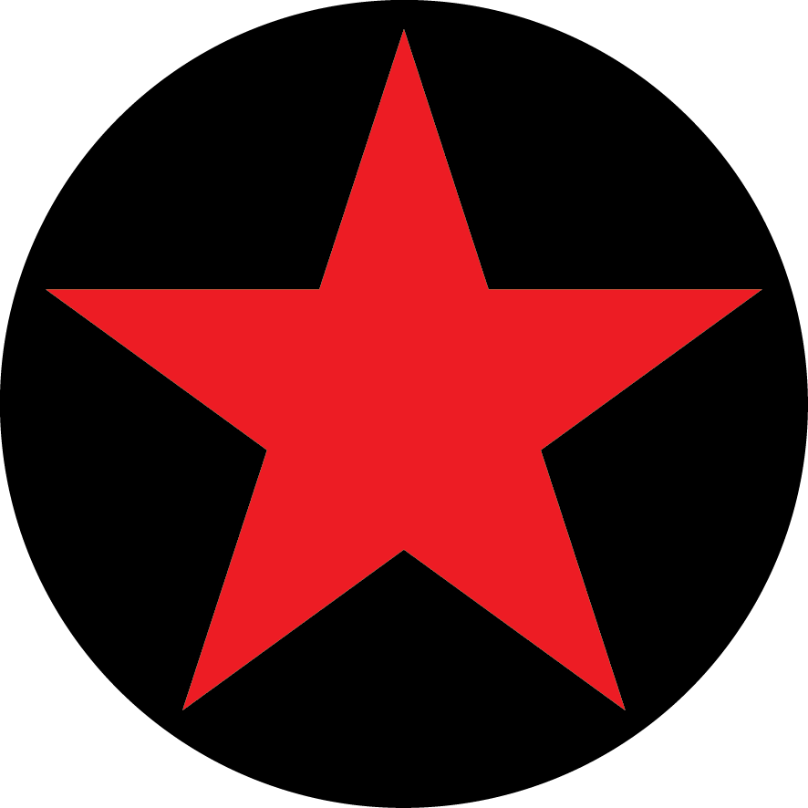 Albania 1946-1949 - Star Logo Black And Red (886x886)