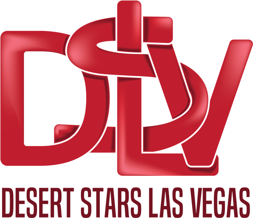 Desert Stars Lv Final Edit Logo Red-05 - Red (1000x731)