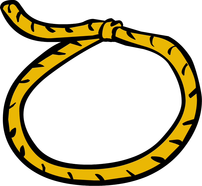 Lasso Clothing Icon Id 327 - Cartoon Lasso Png (781x716)