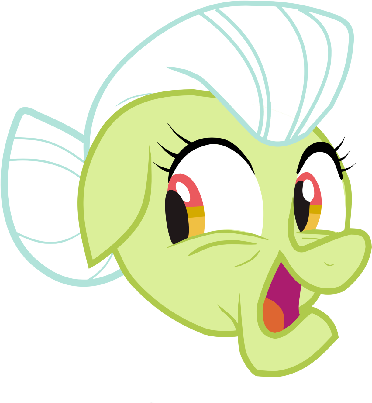 Granny Smith By Akuma-tokko - Cartoon (1600x1466)