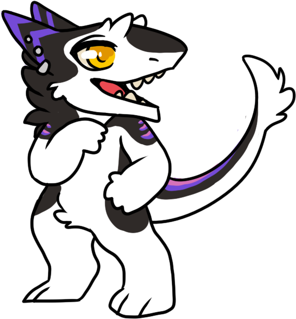 Tiny Sergal By Lightningtail - Drawing (650x686)