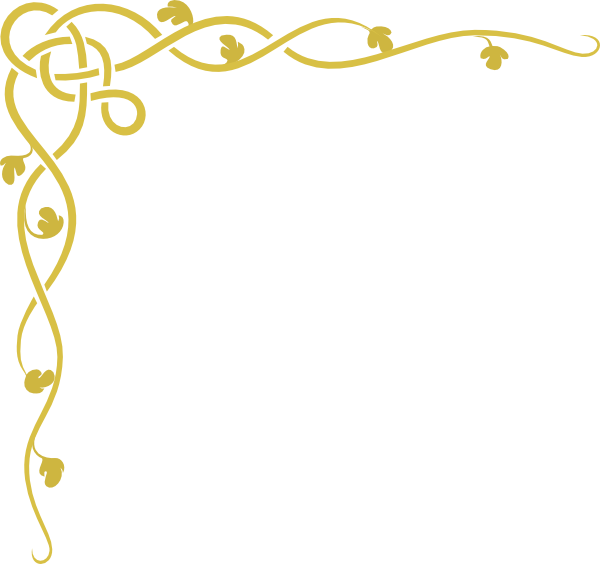 Gold Scroll Clip Art - Gold Scroll Clip Art (600x564)