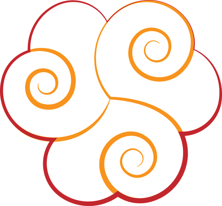 Irish Border Cliparts 12, Buy Clip Art - Red And Orange Swirl Cloud Iphone 7 Tough Case (777x720)