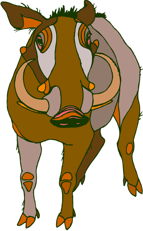 Warthog Clip Art - Clip Art (467x750)