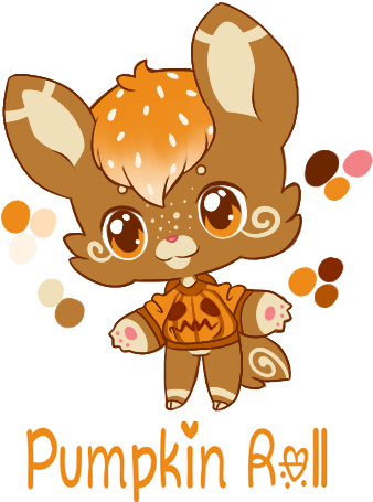Pumpkin Roll By Ezilyn - Pumpkin Roll By Ezilyn (372x485)