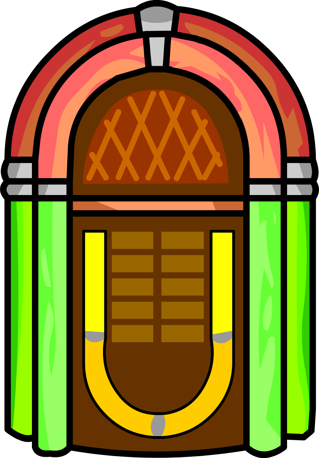 Jukebox - Club Penguin Jukebox (1019x1463)
