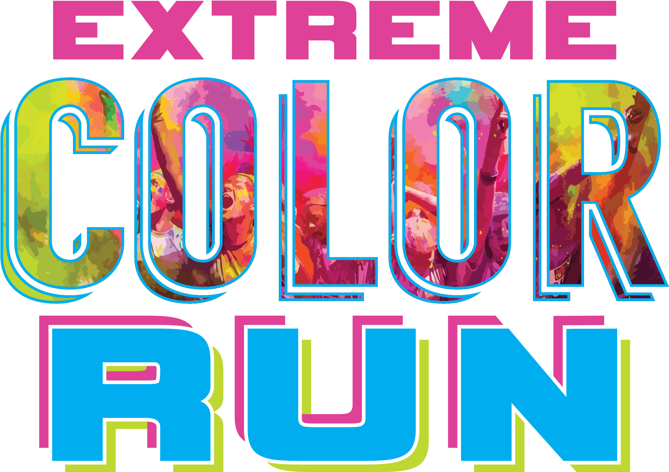 Gallery Of Poster Design For Color Run 5k Charity Nuzu - Graphic Design (2400x1792)