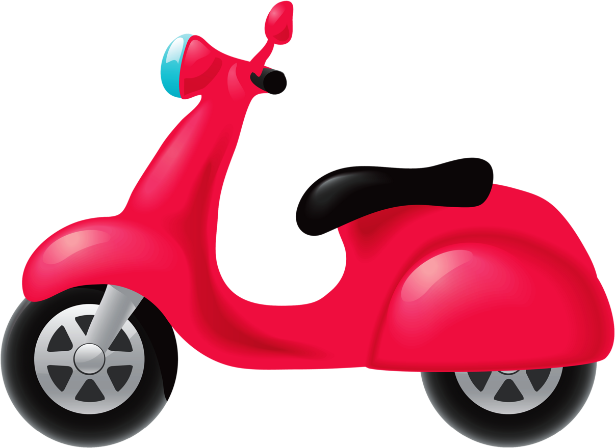 Album - Toy Scooter Images Kids Clipart Png (1280x977)