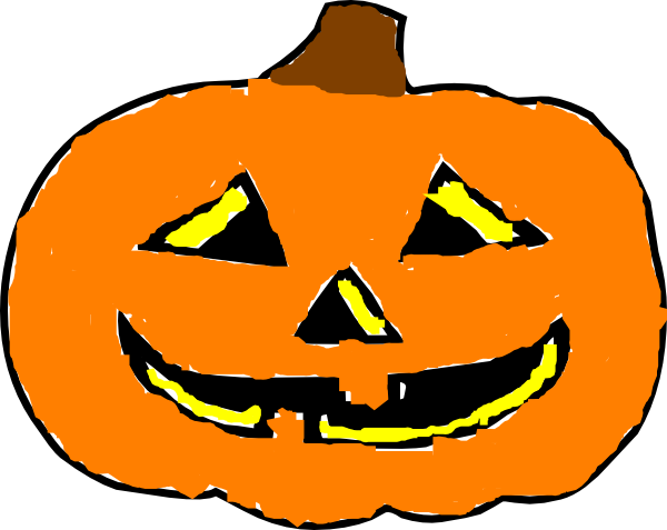 Clipart Info - Jack-o'-lantern (600x477)