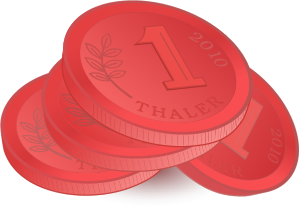 Coins Clip Art - Circle (600x415)