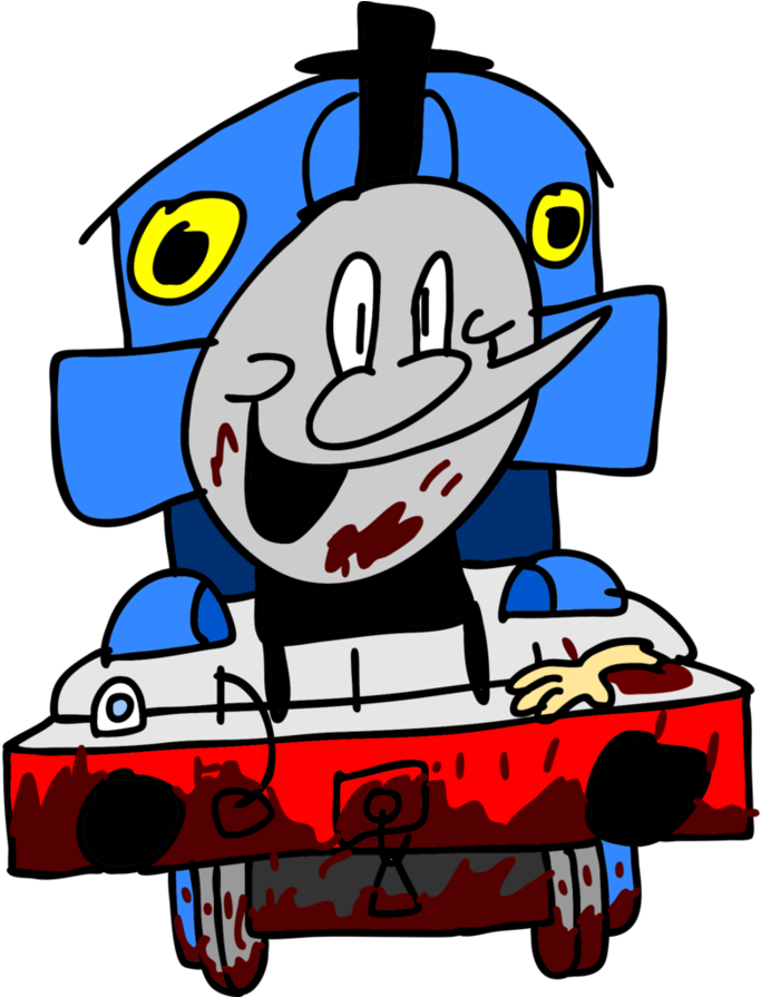 Thomas The Mass Murderer By Superzachbros123 - Cartoon (894x894)