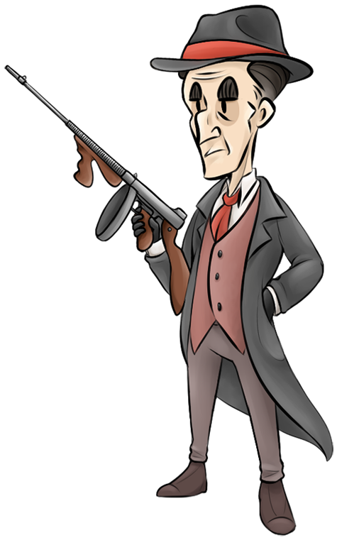 Cartoon Character Shooting Transparent (540x807)