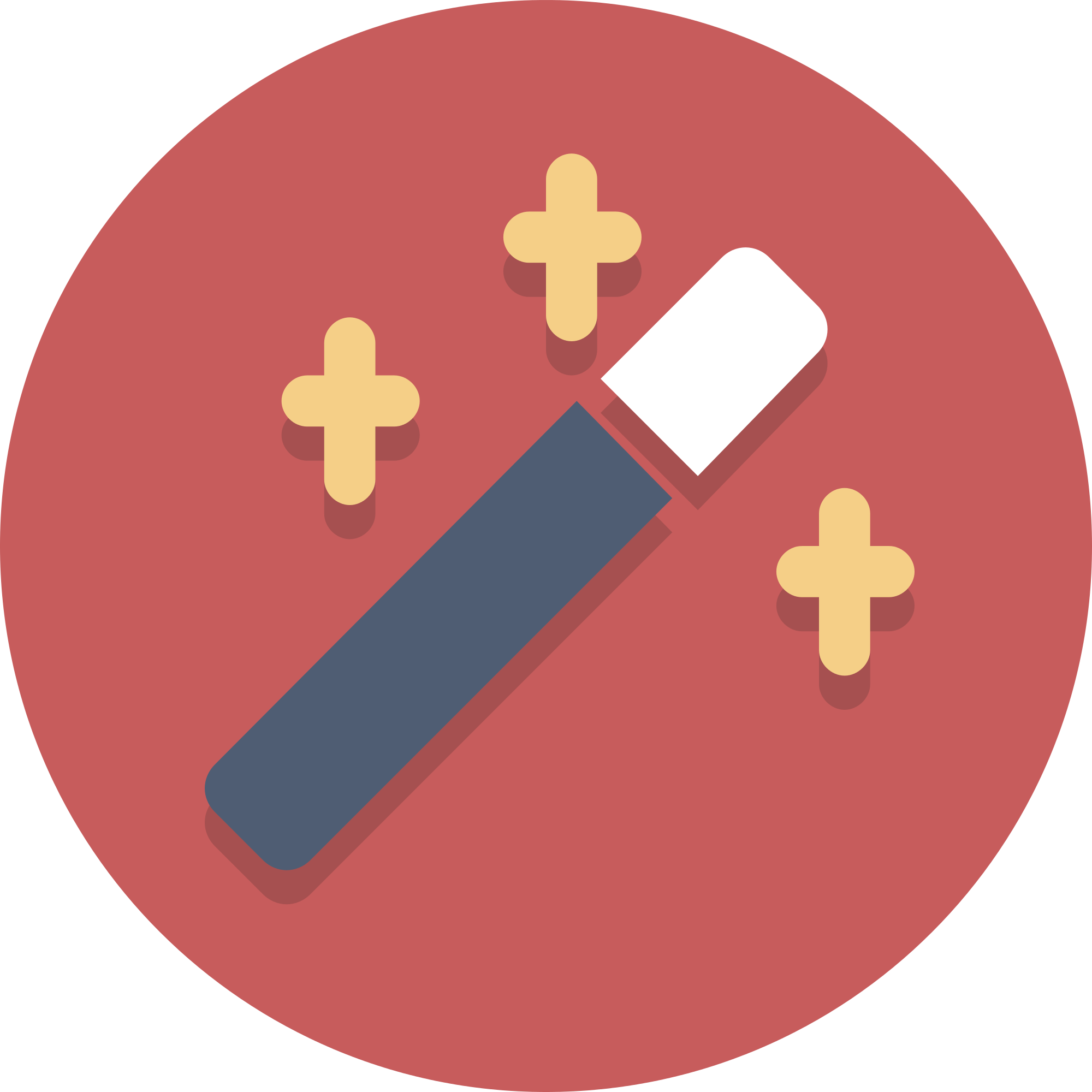 Open - Magic Wand Flat Icon (2000x2000)