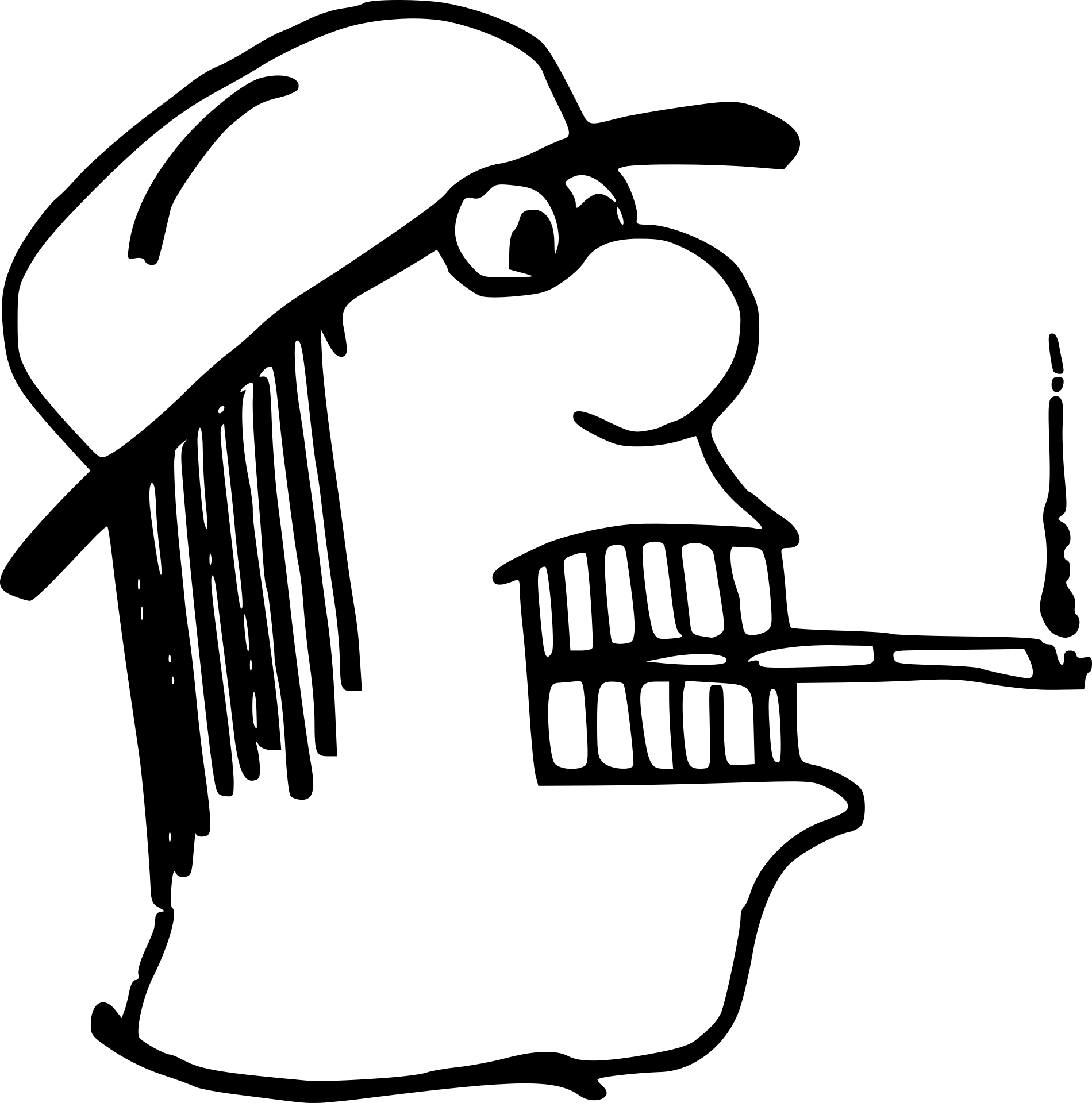 Gangster Computer Icons Clip Art - Gangster Computer Icons Clip Art (1900x1920)