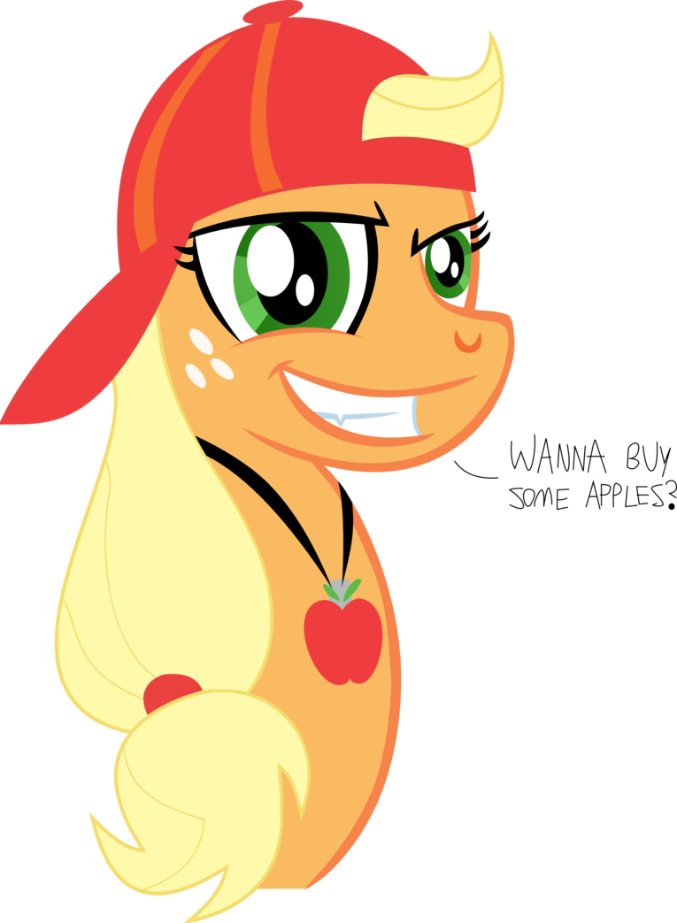 Gangster Applejack By Xxphantomxxx - Cartoon (765x1043)