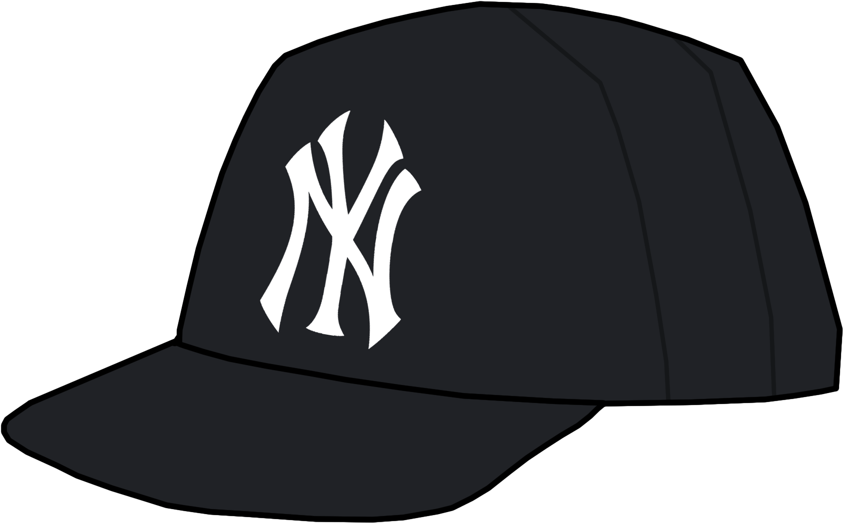 Hat Baseball Cap Gangster Clip Art - Hat Baseball Cap Gangster Clip Art (2093x1500)