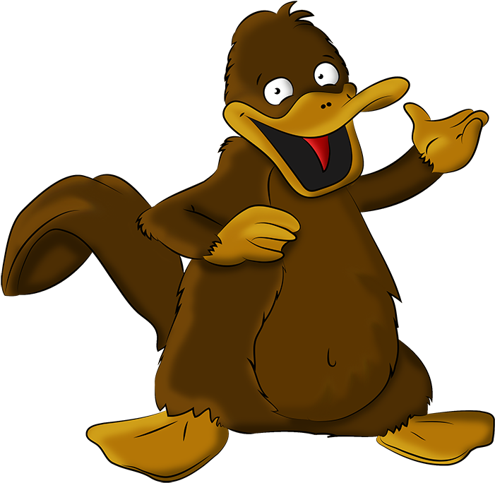 Cartoon Platypus - Cartoon (720x720)