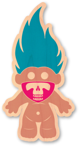 Gangster Troll - Sticker (265x480)