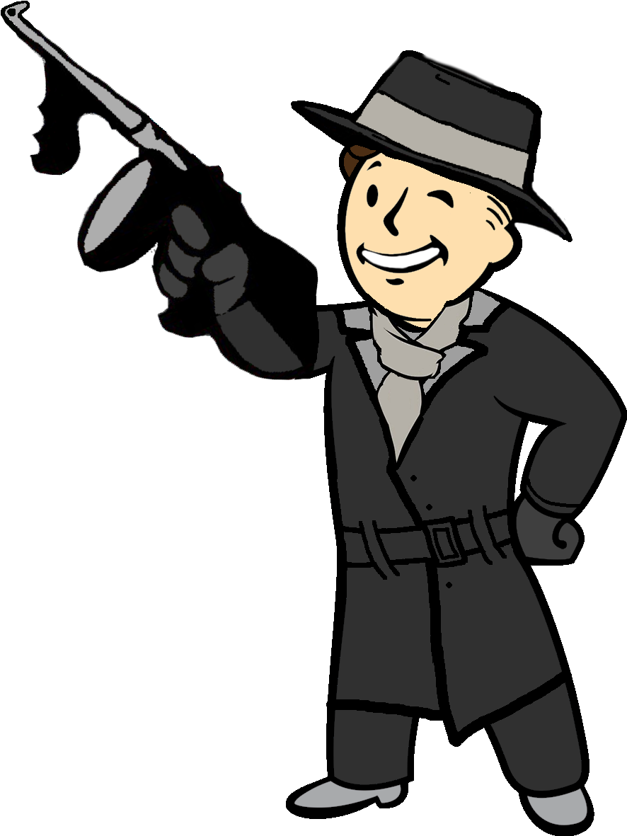 Silver Shroud Vault Boy - Fallout 4 Silver Shroud Png (924x1230)