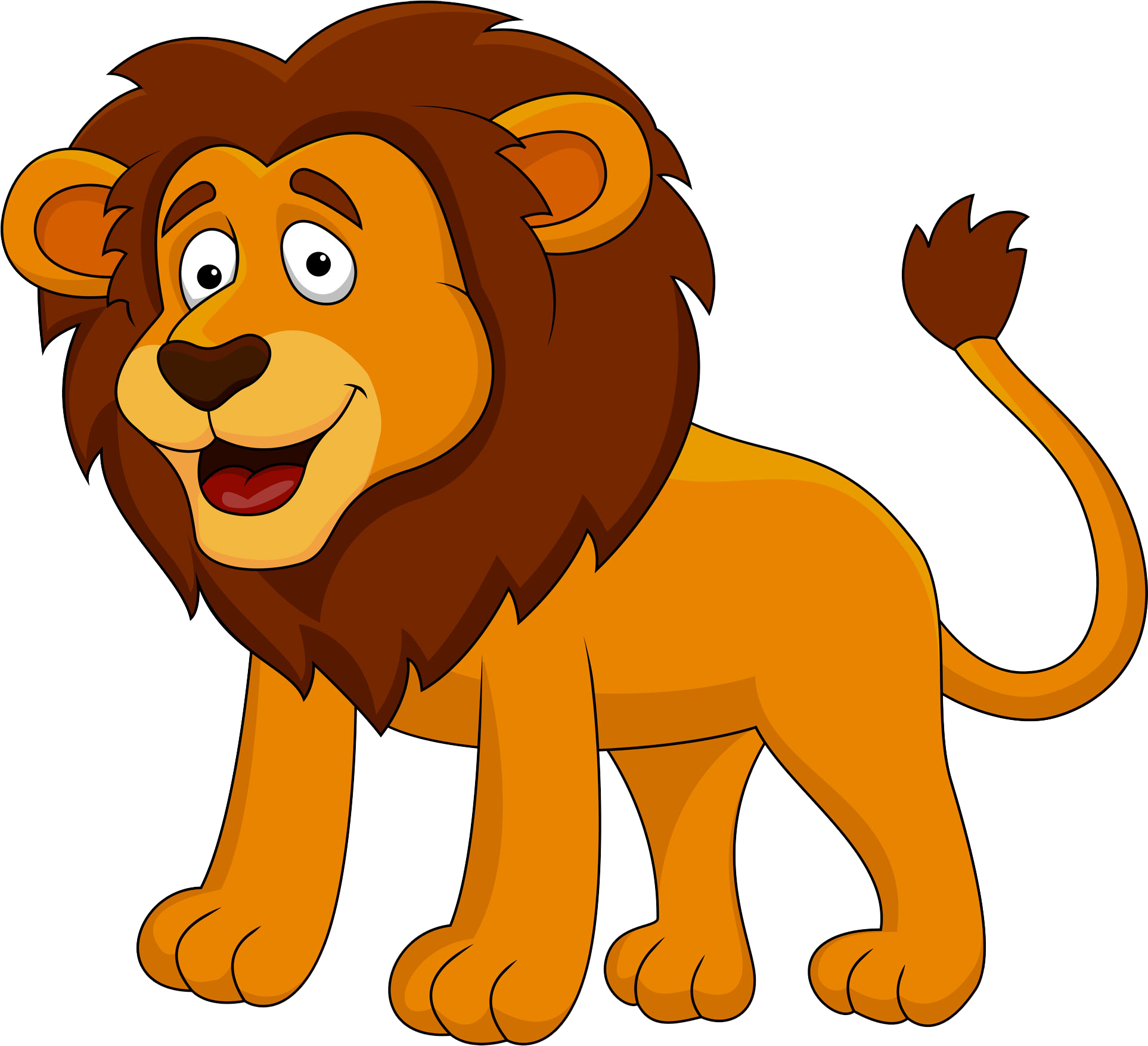 Lion Cartoon Royalty-free Clip Art - Cartoon Picture Of Lion (1925x1815)