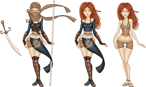 Persian Assassin Khurshid By Metal-marty - Woman Warrior (509x320)