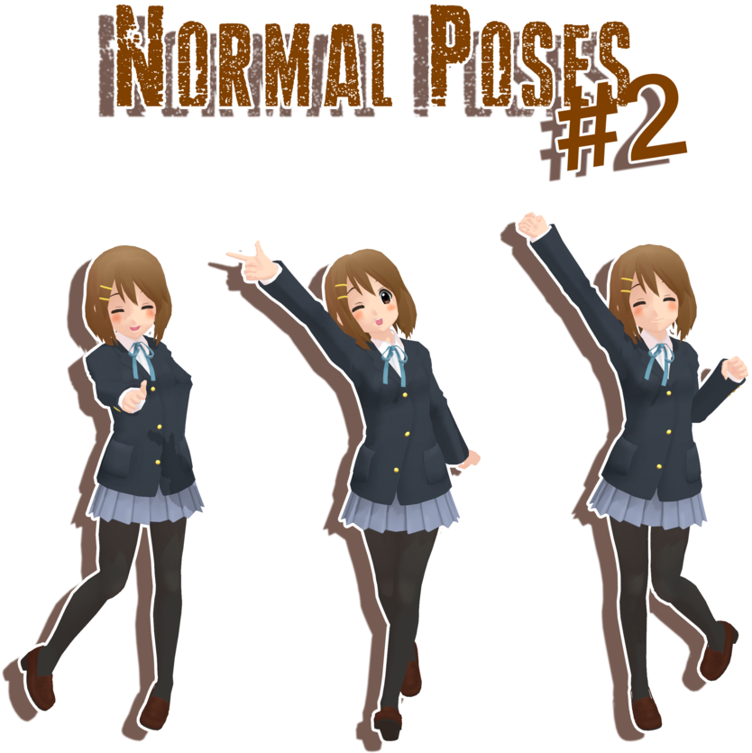 Mmd - Normal Poses - Normal Poses (932x858)