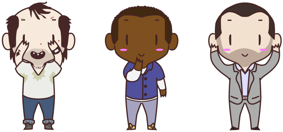 See No Evil Speak No Evil Hear No Evil By Caboosemcgrief - Evil (1024x450)