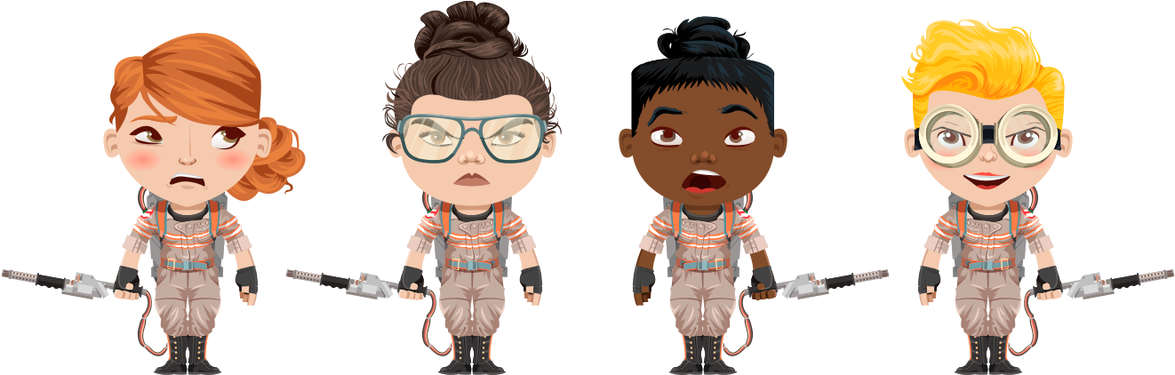 Ghostbusters - Cazafantasmas Png (1400x460)