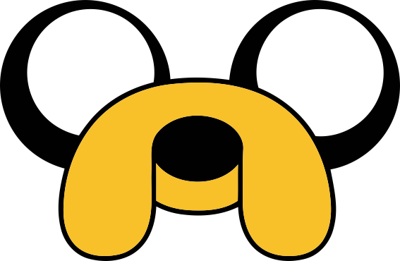 Estampa Para Camiseta Hora De Aventura - Jake The Dog I M Not Cute (567x370)