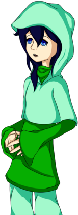 The Small Boy Wiped Them Away, Turning The Chair To - Cartoon (500x432)