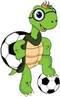 Sports Torts 1-day Soccer Camp - Cartoon (409x500)