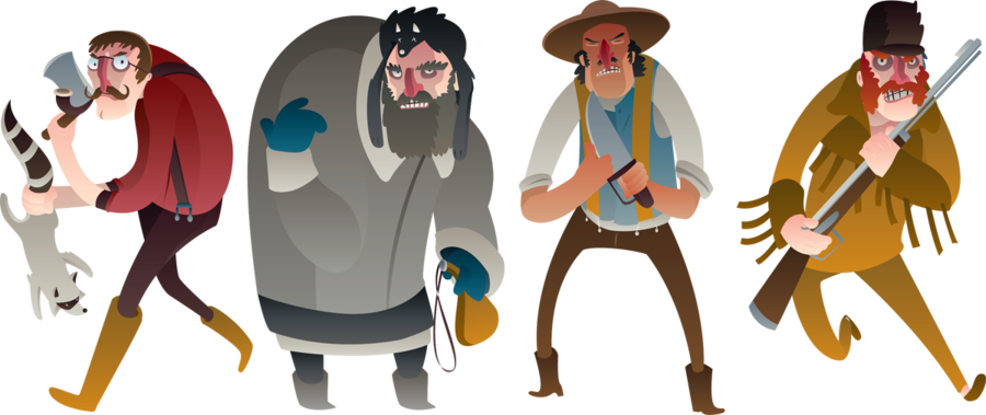 Mountain Men By Olsonmabob - Mountain Man Cartoon Show (900x379)