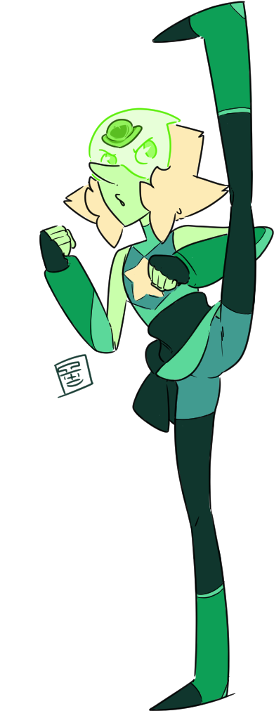 Pearl And Peridot Fusion - Crystal Gem Fusion Funko Pop (488x1129)