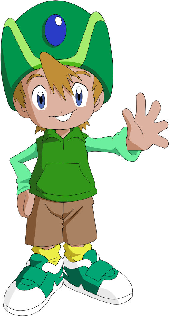 Digimon Season 1 Characters - Tk Digimon Png (1200x1600)