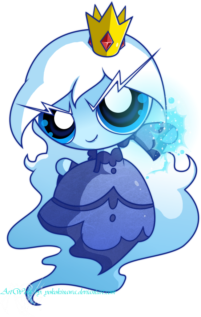 Cold Heart By Yokokinawa - Powerpuff Hora De Aventura (700x1067)