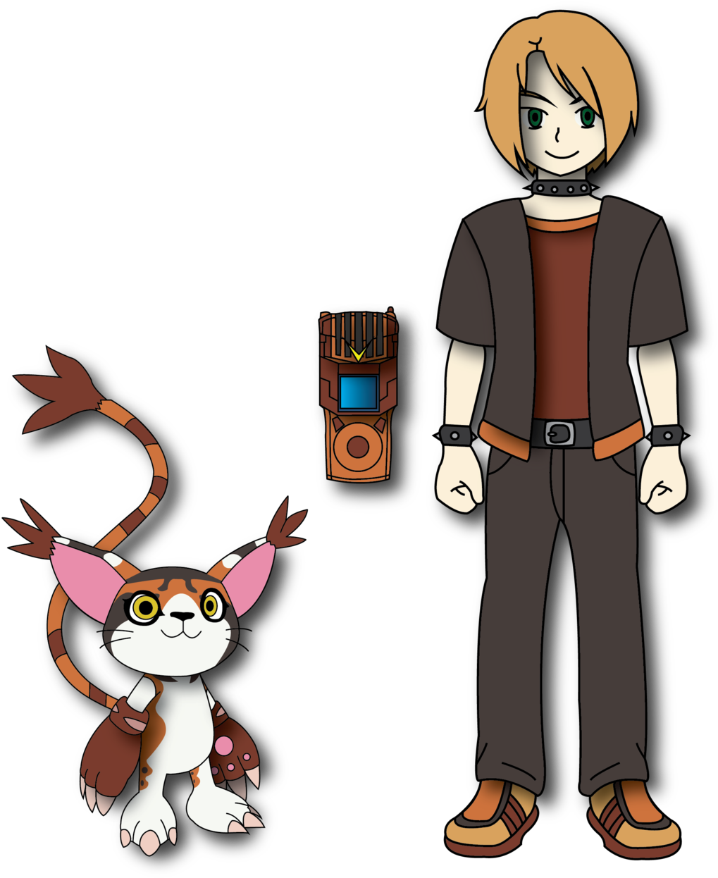 Quinken 7 0 Ace And Mikemon By Quinken - Art (1024x1254)